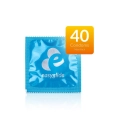 Prezerwatywy smakowe EasyGlide – 40 szt., anatomiczne, owocowe aromaty
