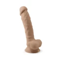 Dildo SilexD Model 1, 20 cm, z miękkiego silikonu, hipoalergiczny, bez ftalanów