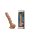 Dildo SilexD Model 1, 18 cm, silikon podwójnej gęstości, z przyssawką
