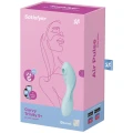 Stymulator łechtaczkowy Satisfyer Curvy Trinity 5 - silikon medyczny, wodoodporny, wibrujący