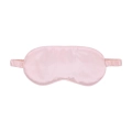 Opaska na oczy Satin - Powder Pink | satyna, elastyczna, miękka konstrukcja