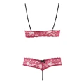 Biustonosz i Stringi Rio, COTTELLI LINGERIE, Koronkowe, Regulowane, Zmysłowe