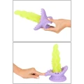 Dildo Beasty Cocks LED, silikonowe, 10 trybów podświetlenia, 22 cm
