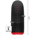 Masturbator Beaded Tongue Fusion X - Wibracje, Tryb podgrzewania, IPX6 Waterproof