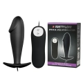 Korek analny PRETTY LOVE - silikonowy, 12 funkcji wibracji, wodoodporny