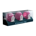 Masturbator-Eggs Satisfyer - Zestaw 3 szt. z materiału hydroaktywnego TPE