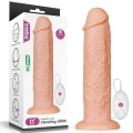 Dildo 11'' LoveToy Legendary, Realistyczny, Giętki, 10 Funkcji Wibracji