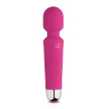 Masażer łechtaczkowy EasyToys Mini Wand - różowy, 18 trybów, wodoodporny