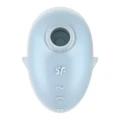 Stymulator łechtaczki Satisfyer Cutie Ghost, silikon, wodoodporny, 11 + 12 programów