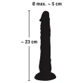 Dildo PVC European Lover 18 cm, średnica 2,3-2,8 cm, realistyczny design