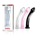 Dildo szklane Romance Pink, 7.5
