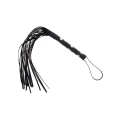 Pejcze BDSM: Short Studded Flogger Whip EXTREME, Skóra PU, Długość 56 cm
