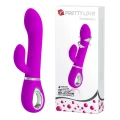Wibrator silikonowy PRETTY LOVE TERNENCE 19,6cm, 12 wibracji, 4 rotacje