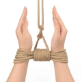 Lina bondage, Rebellion Reign Rustic Hemp, naturalne konopie, 10 m, szorstka tekstura