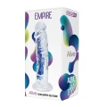 Dildo Empire 19,3 cm, przezroczysty, żelowy, 4,2 cm średnicy, mocna przyssawka