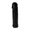 Dildo Gustavo Black 18cm, średnica 4.5cm, wodoodporny, realistyczny materiał