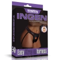 Szelki strap-on polyesterowe, regulowane, z pierścieniem O 1,5 cala, uniwersalne
