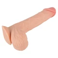 Dildo Nature Skin z ruchomą skórą, TPE, długość 18,7 cm, średnica 4 cm