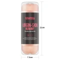 Masturbator dwustronny Virgin-Skin, 22,4 cm, materiał TPE, wibrujący