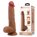 Dildo Pretty Love Lisle 20,6 cm, silikon, wodoodporny, przyssawka kompatybilna z uprzężą
