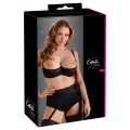 Biustonosz COTTELLI LINGERIE, 95D, fiszbiny, regulowane ramiączka, czarny