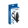 Stymulator prostaty - Vibrant Cockring Anal Plug, silikonowy, wibracyjny, elastyczny