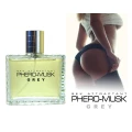 Feromony - PHERO-MUSK Grey 100 ml, zapach dla mężczyzn, nuta grejpfrutowa, piżmo