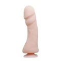 Dildo BAILE z TPR/ABS, Wibracje, Przyssawka, Naturalny Kolor