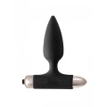 Wtyczka analna Excellence - silikon medyczny, 10 trybów wibracji, rozmiar dla początkujących