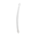 Dildo podwójne - REAL ROCK CRYSTAL CLEAR, 42 cm, wodoodporne, bez ftalanów
