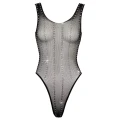 Siatka do ciała COTTELLI LINGERIE, ekskluzywna, z wysokim wycięciem, doskonałe dopasowanie