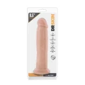 Dildo DR. SKIN, 9.5 cala, realistyczna tekstura, przyssawka, PVC