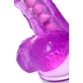 Dildo A-Toys Celiam, TPE, elastyczny, z przyssawką, długość 20,5 cm, fioletowy