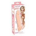 Sleeve do penisa Nature Skin TPE, długość 21 cm, średnica 4 cm, dodatkowa stymulacja