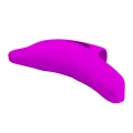 Wibrator palcowy Pretty Love Delphini, silikonowy, 10 funkcji wibracji