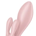 Wibrator królik Satisfyer Air Pump Bunny 3 - silikon, wodoodporny, regulowana średnica