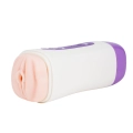Masturbator Velvet Rhythm – 2w1, 10 trybów wibracji, komunikaty głosowe