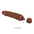 Dildo - BAILE - realistyczny TPR, wielostopniowe wibracje, 7.6''