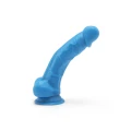 Dildo TOYJOY Get Real, 19 cm, ze stymulatorem przyssawkowym, PVC bez ftalanów