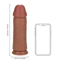 Dildo RealRock, 25,4 cm, mocna przyssawka, realistyczny kształt, miękka powierzchnia