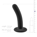Dildo NO-PARTS Logan, 13,5 cm, silikon, czarny, stymulacja analna i pochwy