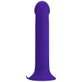 Dildo PRETTY LOVE - Murray, silikonowy, 12 funkcji wibracji, podstawka przyssawkowa