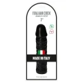 Dildo Gustavo Black 18cm, średnica 4.5cm, wodoodporny, realistyczny materiał