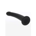 Dildo Silicone, Średni, 14 cm długości, 3.3 cm średnicy, Kolor Czarny