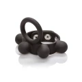 Pierścień C-Ring Medium Black - Silikonowy, Zewnętrzny 2 cm, Długość 21.5 cm