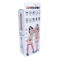 Dildo SATURN-LOVECLONEX 21 cm, CyberSkin®, wibracje, regulacja obrotów