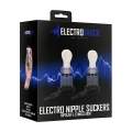 Stymulator sutków elektrostymulacyjny, seria Electro Shock, silikonowe przyssawki 4,5 cm