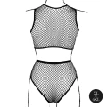 Zestaw bielizny: LE DESIRE, crop top i majteczki, elastyczny nylon 92%, rozmiary XL-4XL
