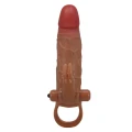 Dildo PRETTY LOVE - Osmar, 20,5 cm, 10 trybów wibracji, przezroczysty TPR