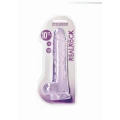 Dildo REALROCK CRYSTAL CLEAR 10” z realistycznymi jądrami, 28 cm, wodoodporne